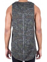 SIXTH JUNE ZIPPER LONG TANKTOP CAMO