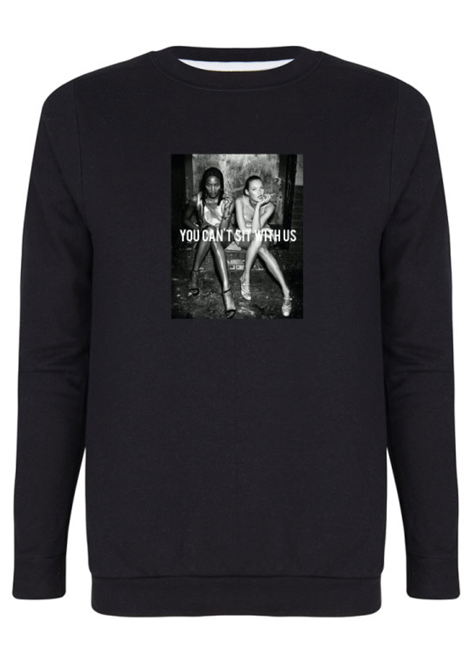YOU CAN'T SIT WITH US PHOTO SWEATER