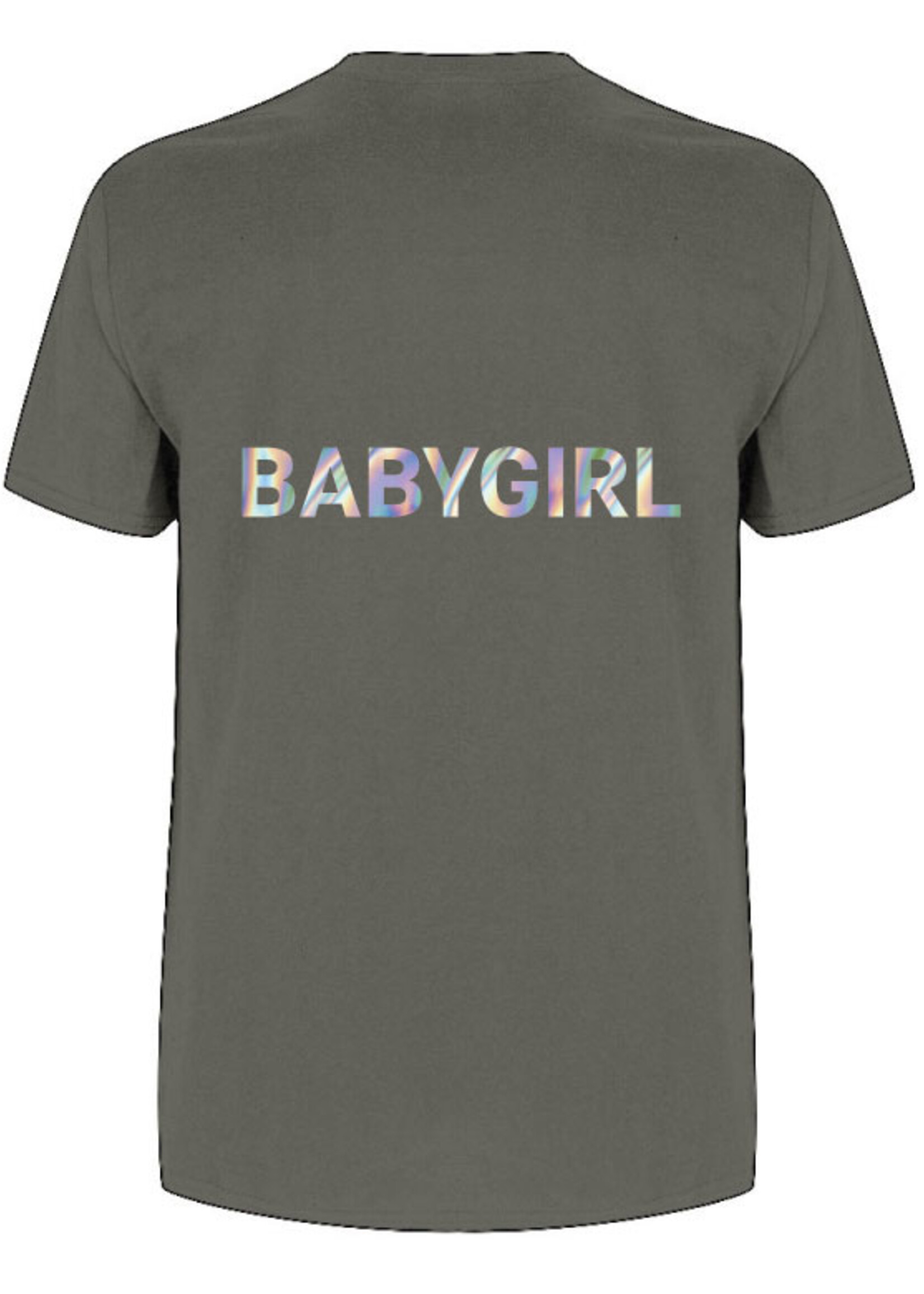 BABYGIRL TEE HOLOGRAPHIC