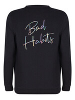 BAD HABITS SWEATER HOLOGRAPHIC