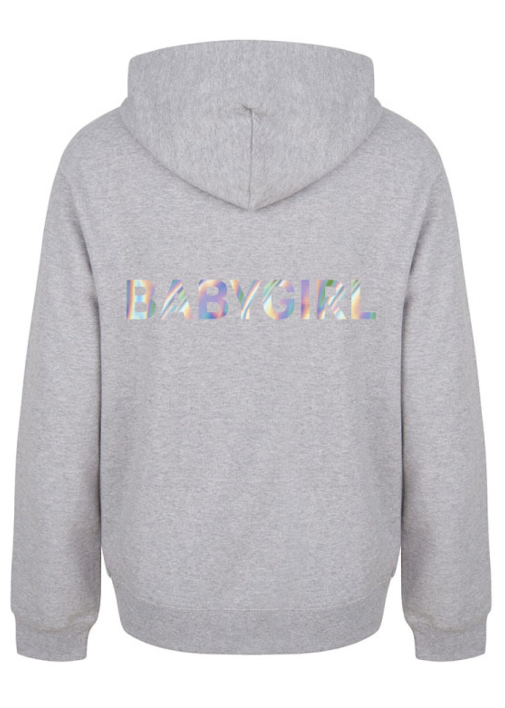 BABYGIRL HOODIE HOLOGRAPHIC