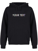 CUSTOM TEXT HOODIE HOLOGRAPHIC