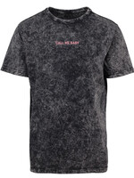 CALL ME BABY ACID TEE BLACK