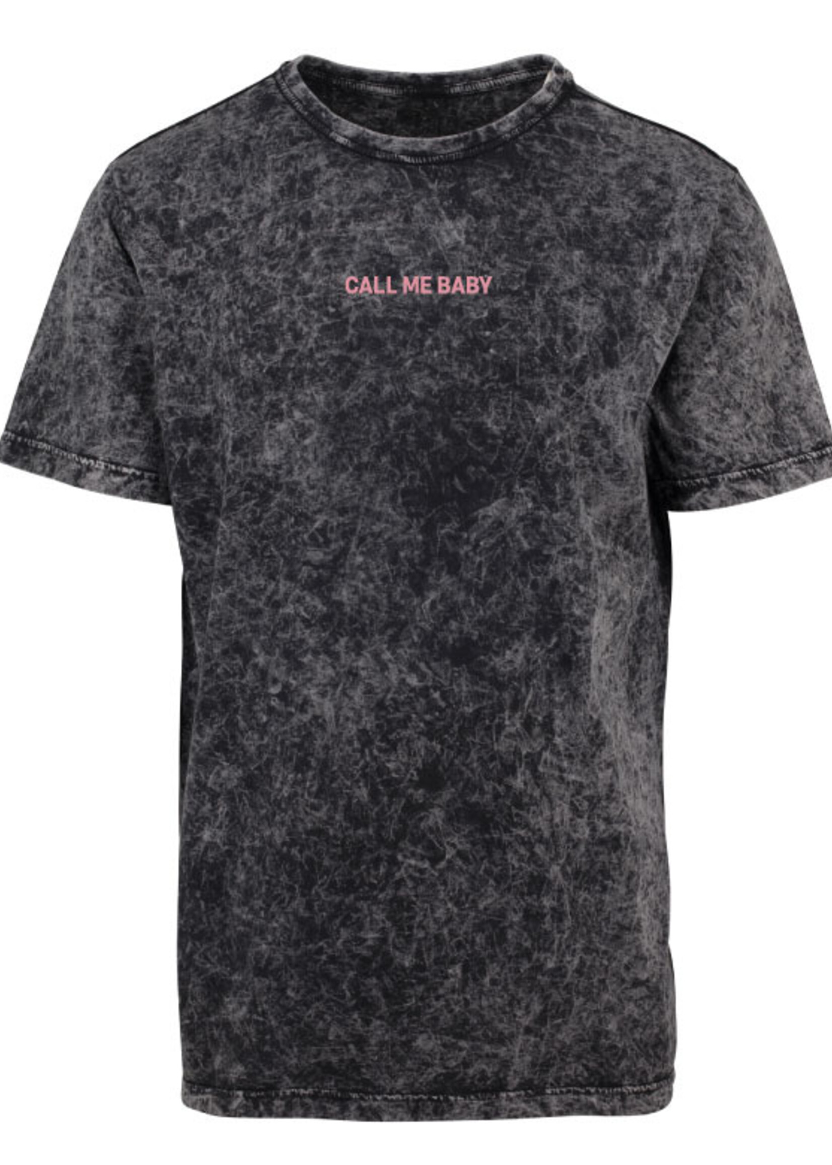 CALL ME BABY ACID TEE BLACK