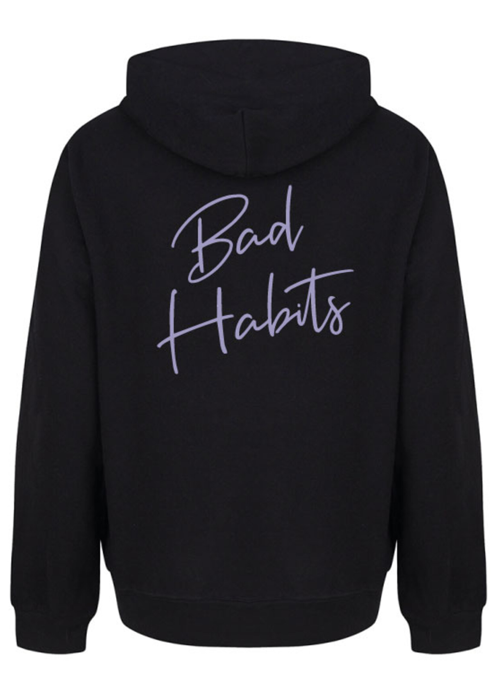 BAD HABITS SIGNATURE HOODIE LILAC PRINT