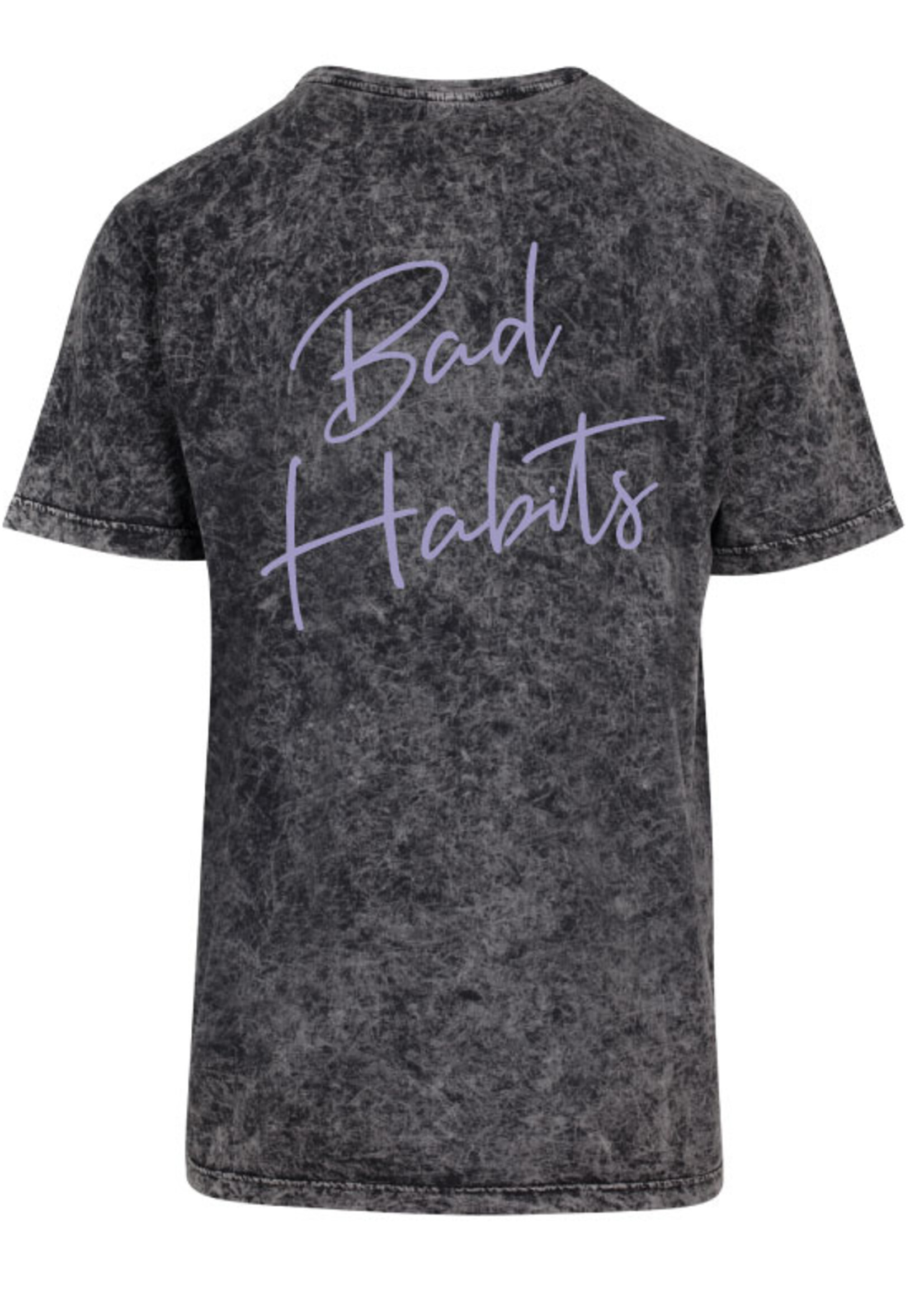 BAD HABITS SIGNATURE ACID TEE LILAC PRINT