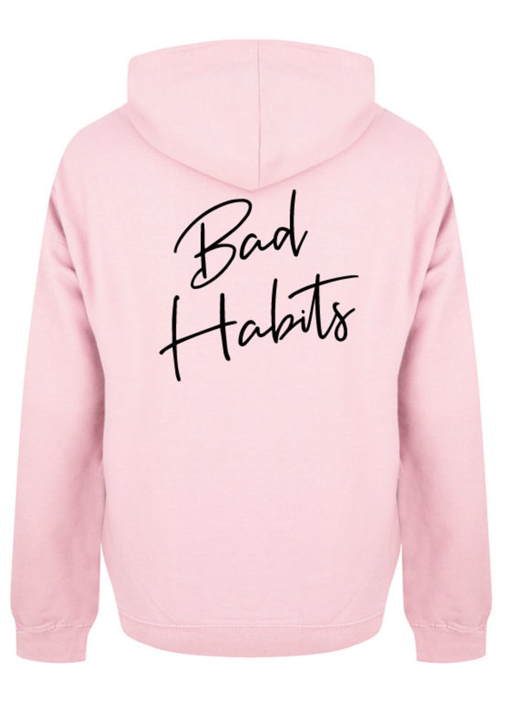 BAD HABITS SIGNATURE HOODIE SOFT PINK