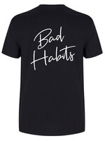 BAD HABITS SIGNATURE TEE BLACK