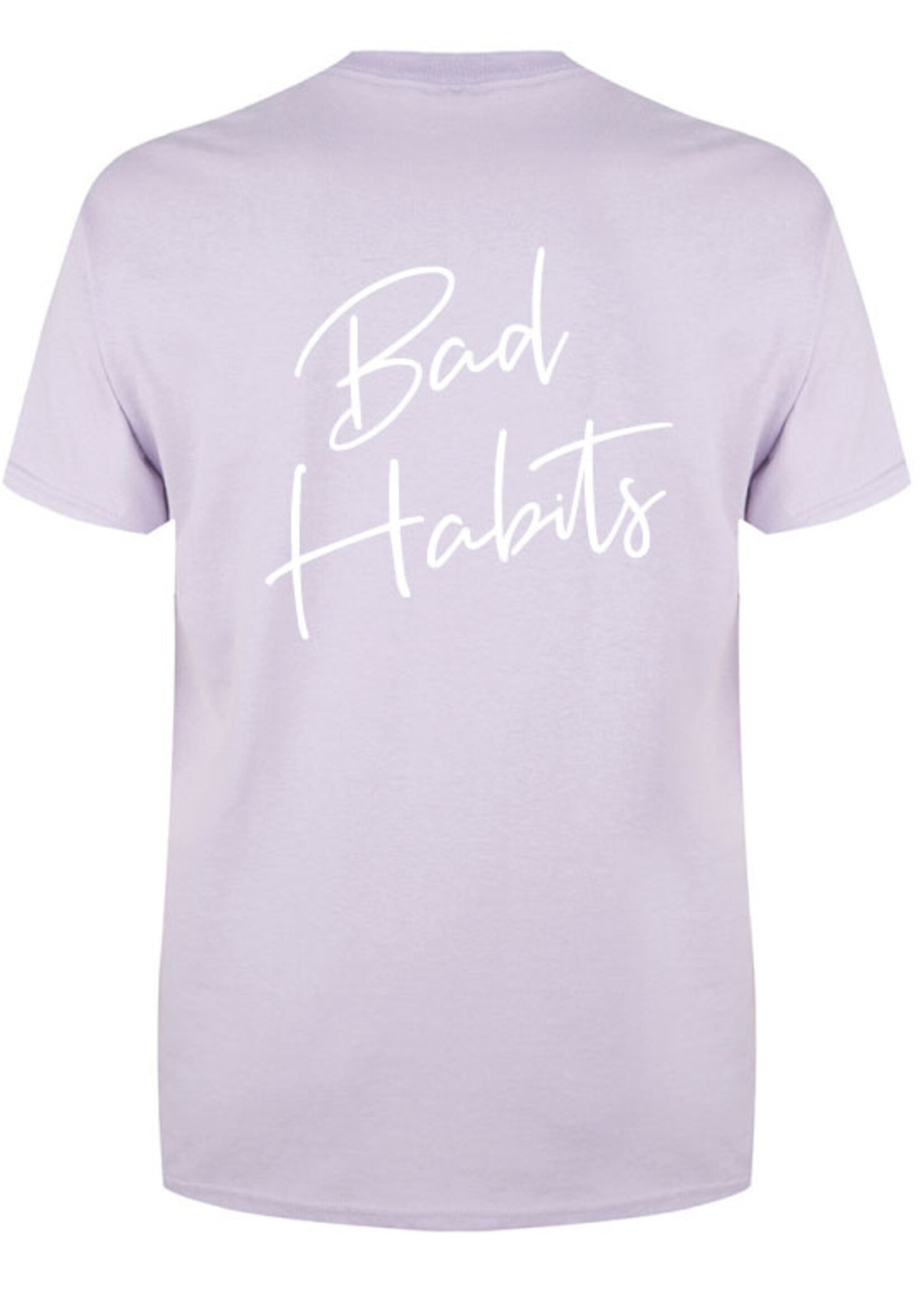 BAD HABITS SIGNATURE TEE SOFT LILAC