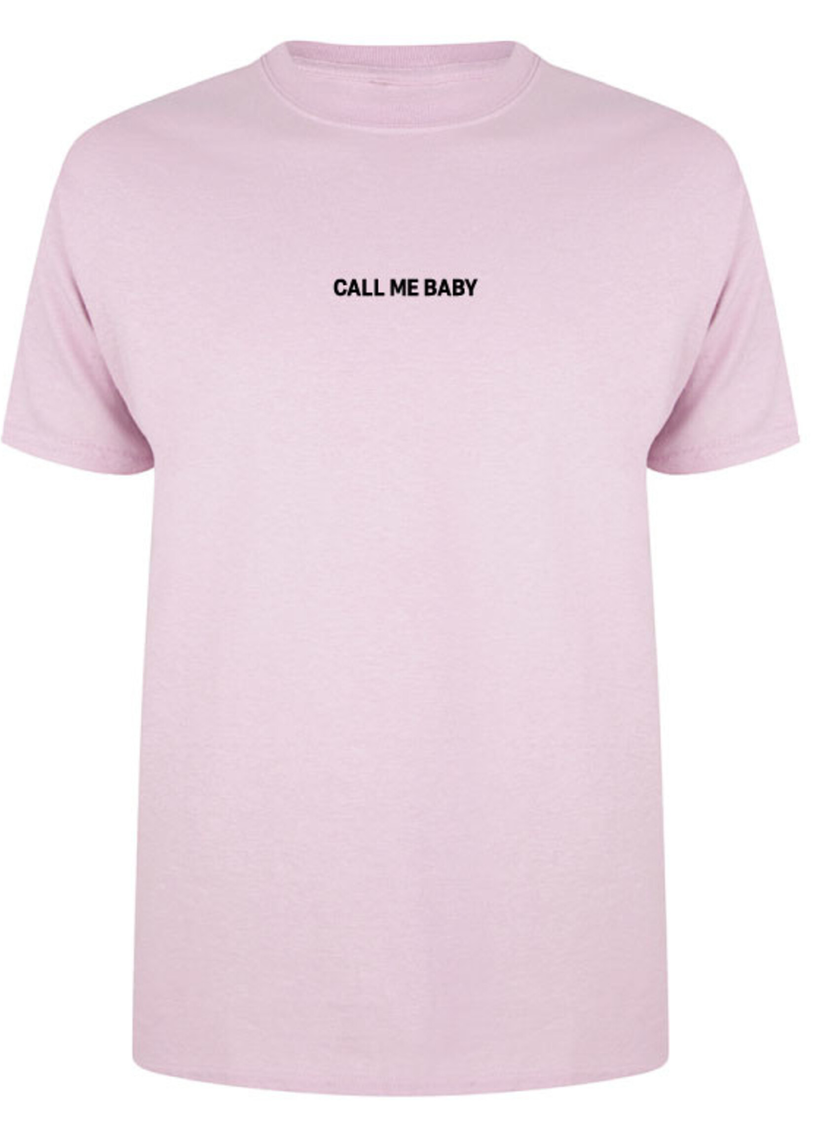 CALL ME BABY TEE SOFT PINK