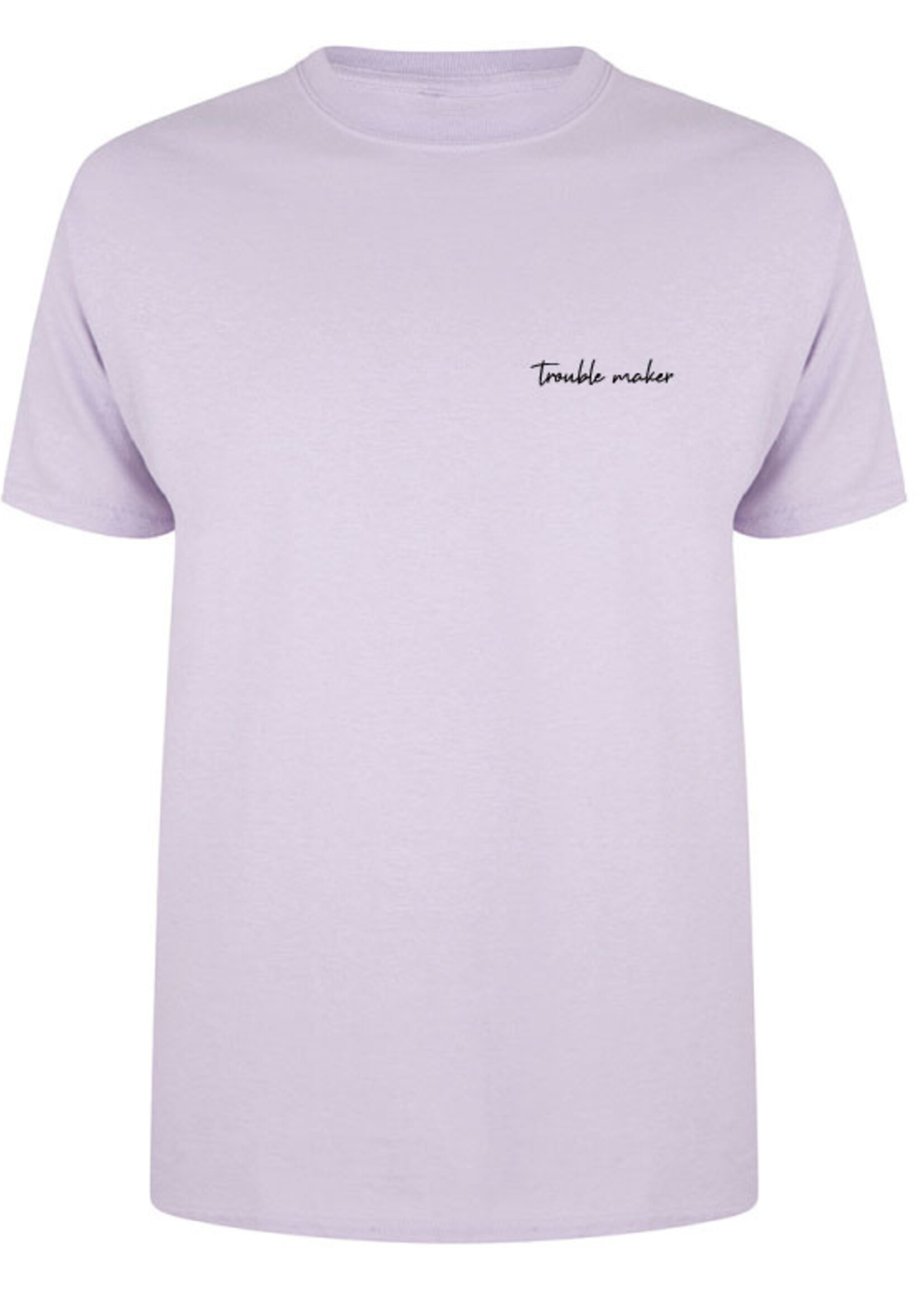 TROUBLE MAKER TEE SOFT LILAC