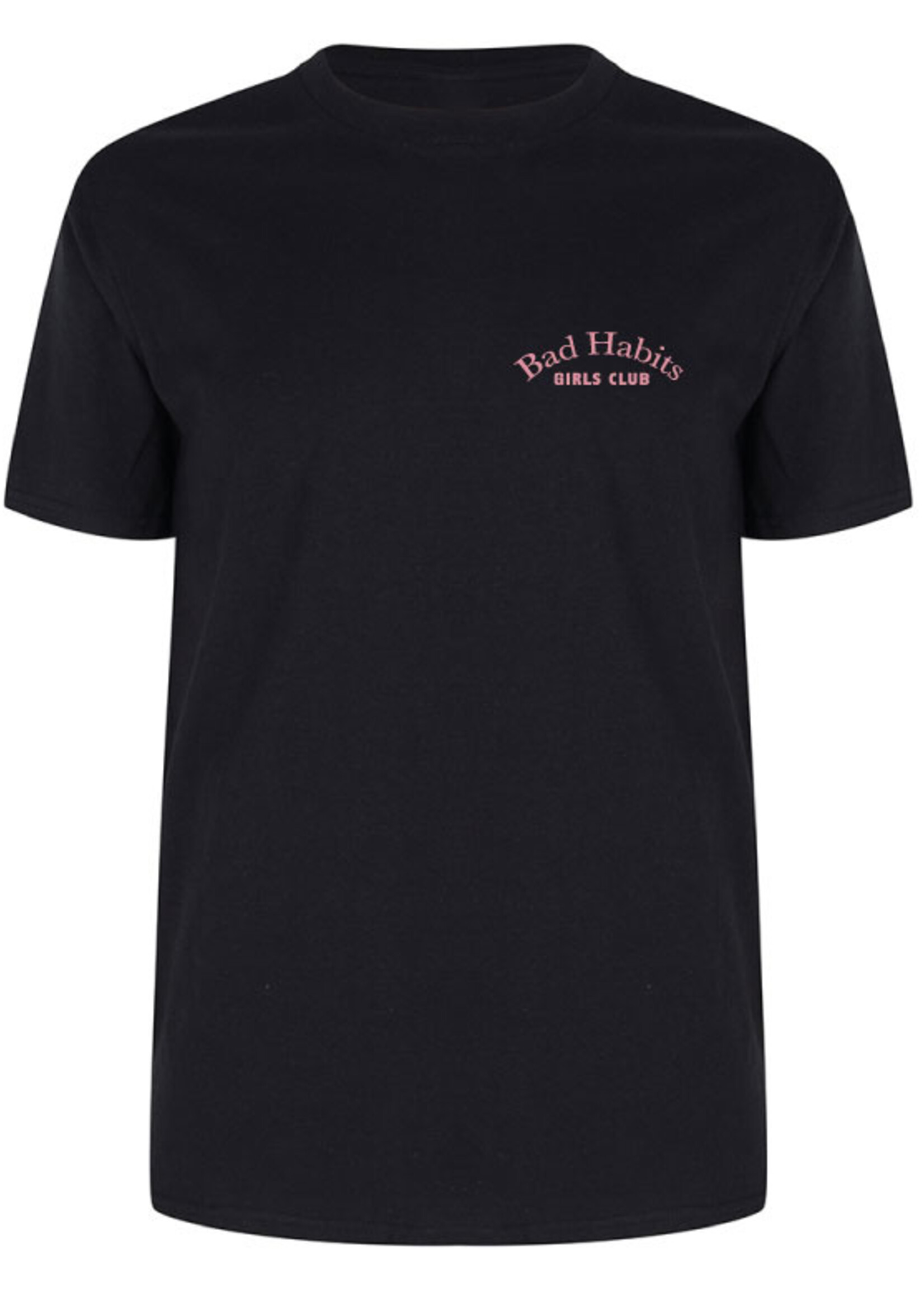 BAD HABITS GIRLS CLUB COUTURE TEE SOFT PINK PRINT (CUSTOM)