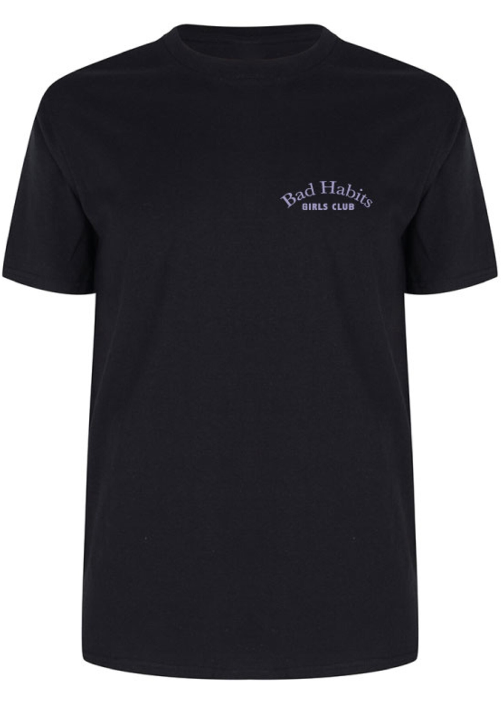 BAD HABITS GIRLS CLUB COUTURE TEE LILAC PRINT (CUSTOM)