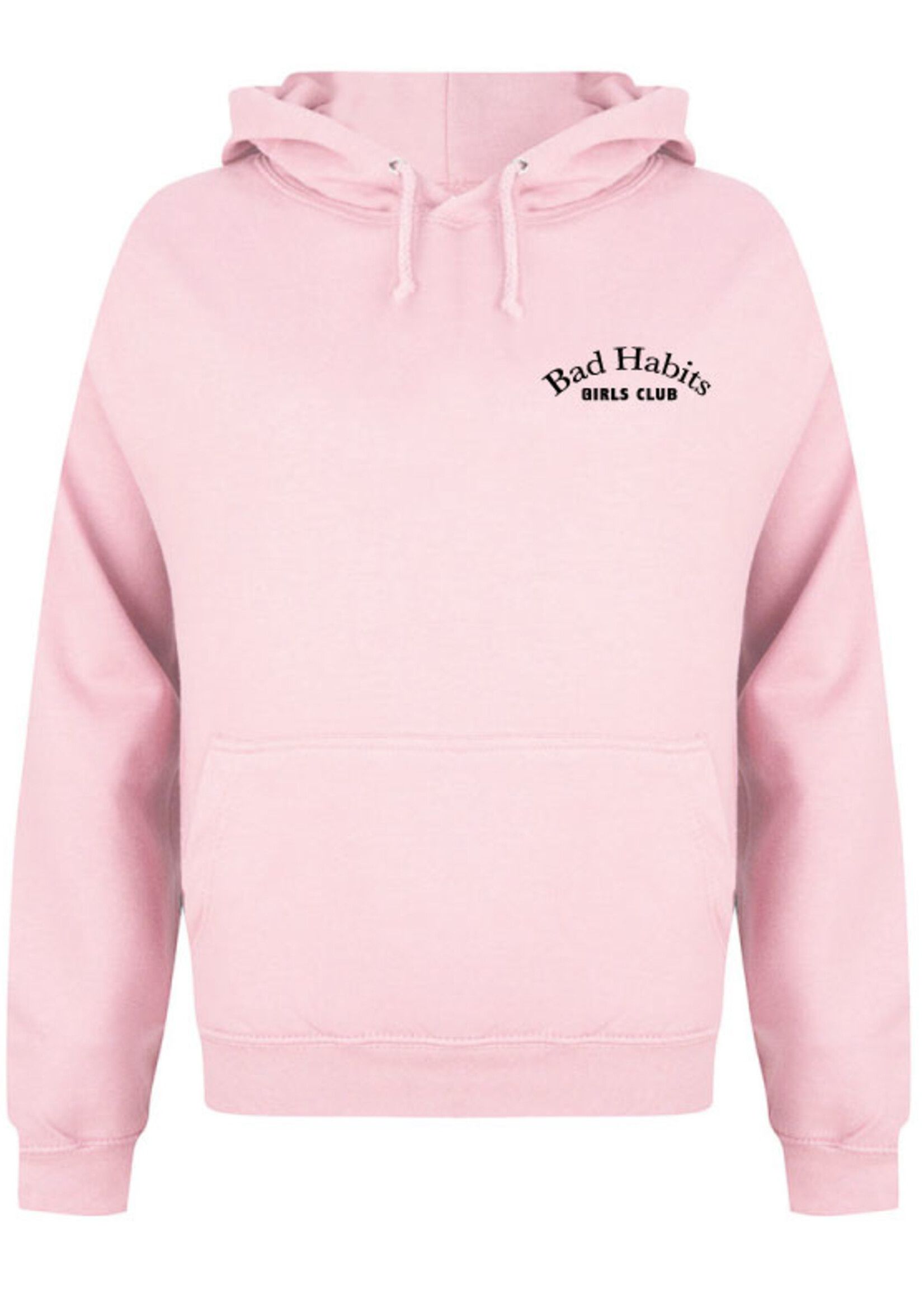 BAD HABITS GIRLS CLUB COUTURE HOODIE SOFT PINK (CUSTOM)
