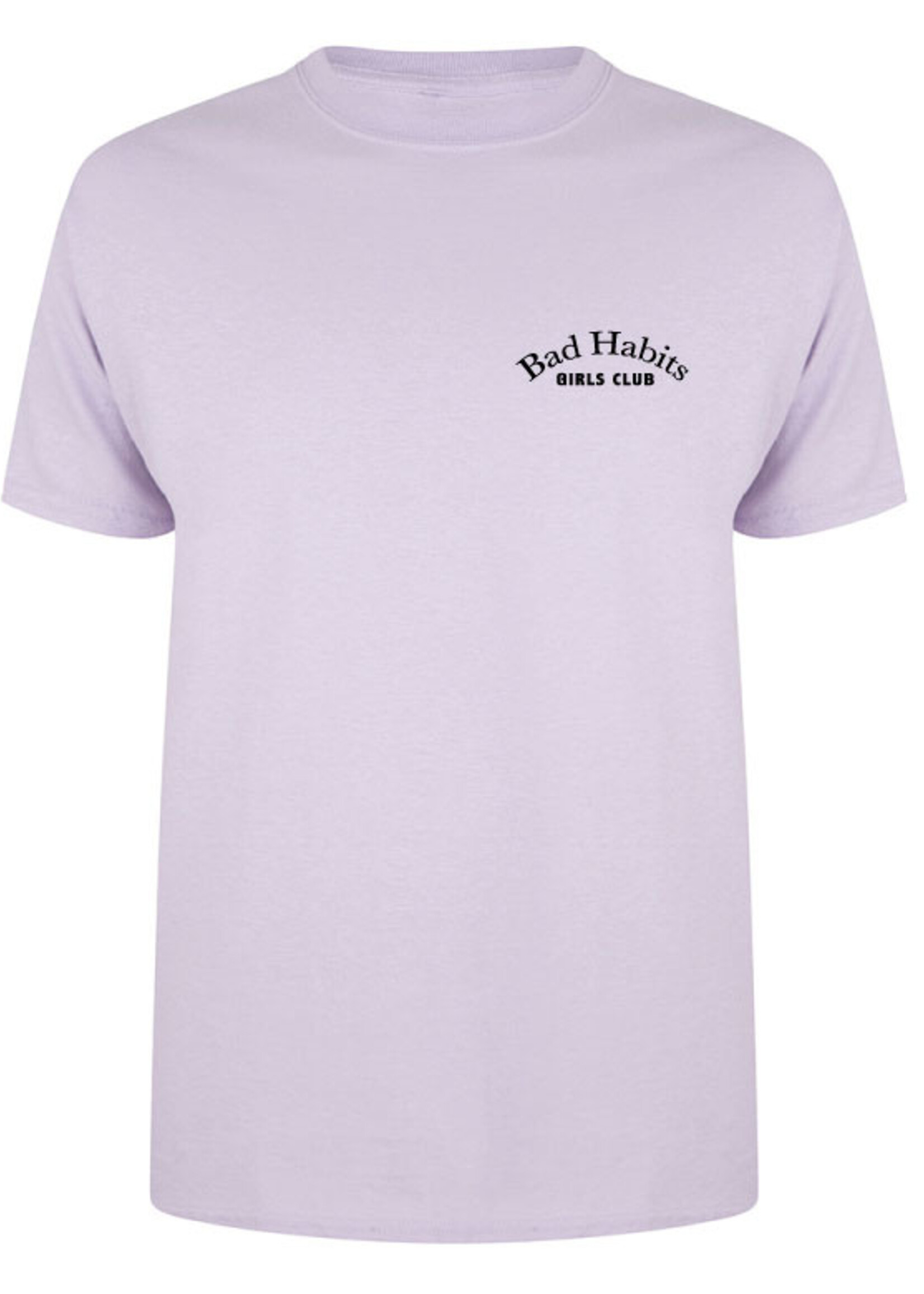 BAD HABITS GIRLS CLUB COUTURE TEE SOFT LILAC (CUSTOM)
