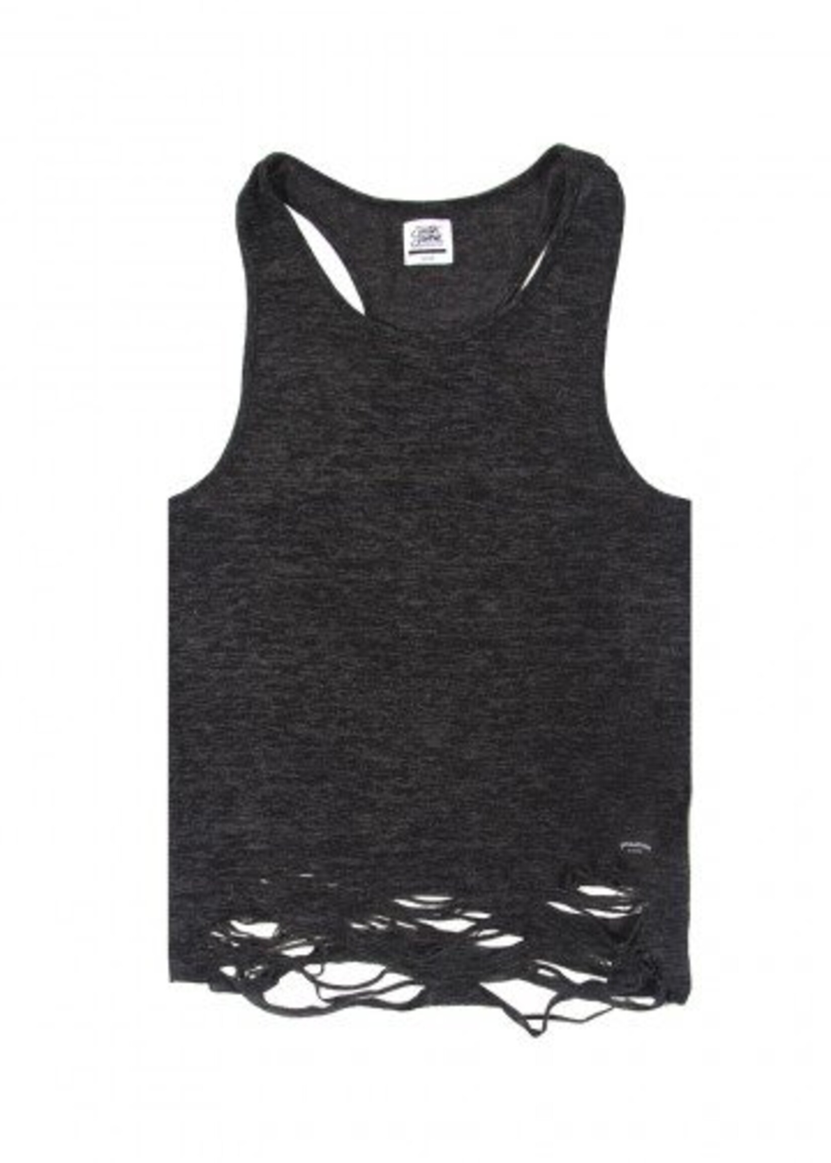 SIXTH JUNE DESTROYED TANK TOP GREY