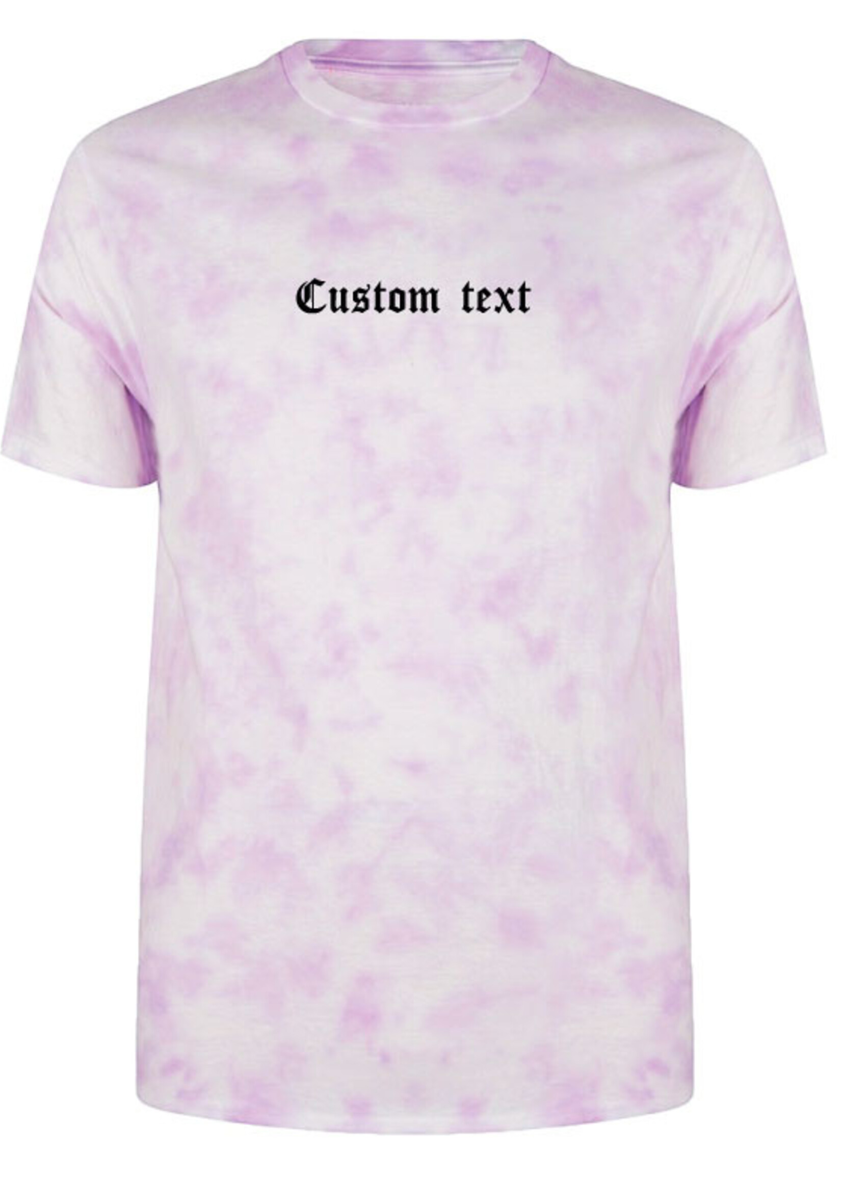 CUSTOM TEXT LA TIE DYE TEE
