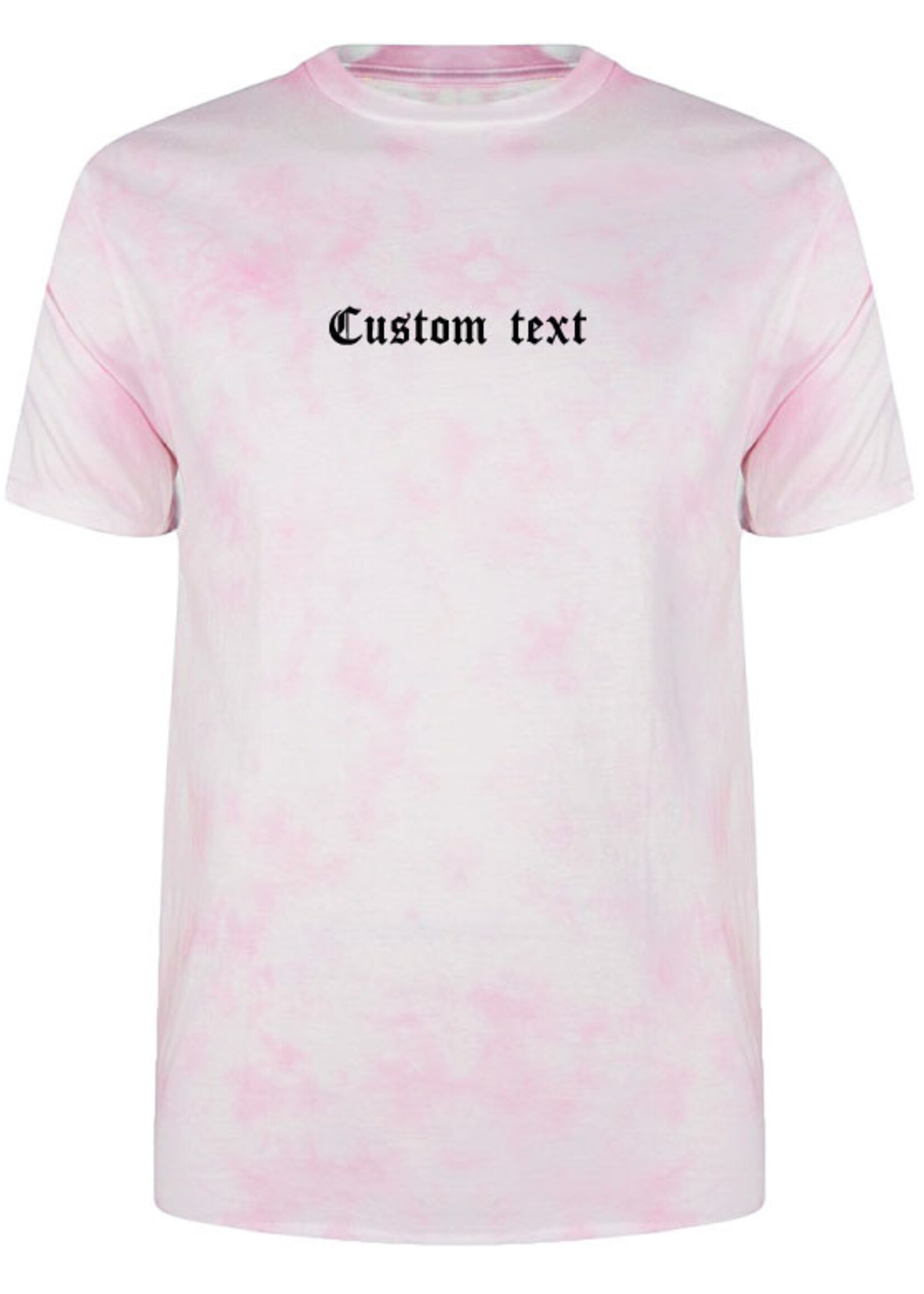 CUSTOM TEXT LA TIE DYE TEE
