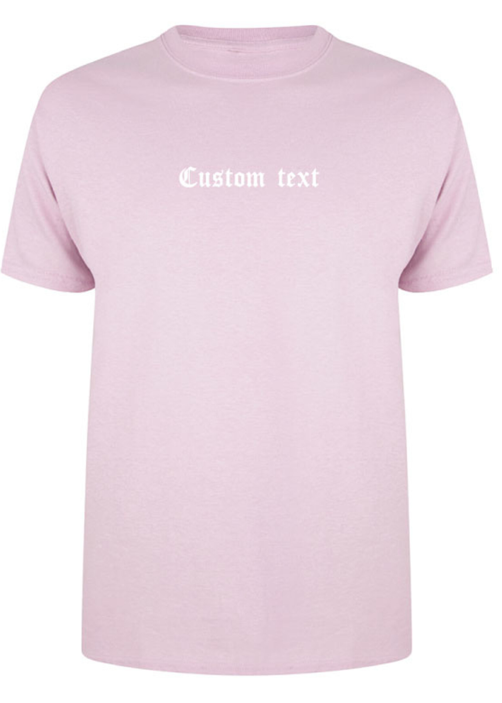 CUSTOM TEXT LA TEE PASTEL