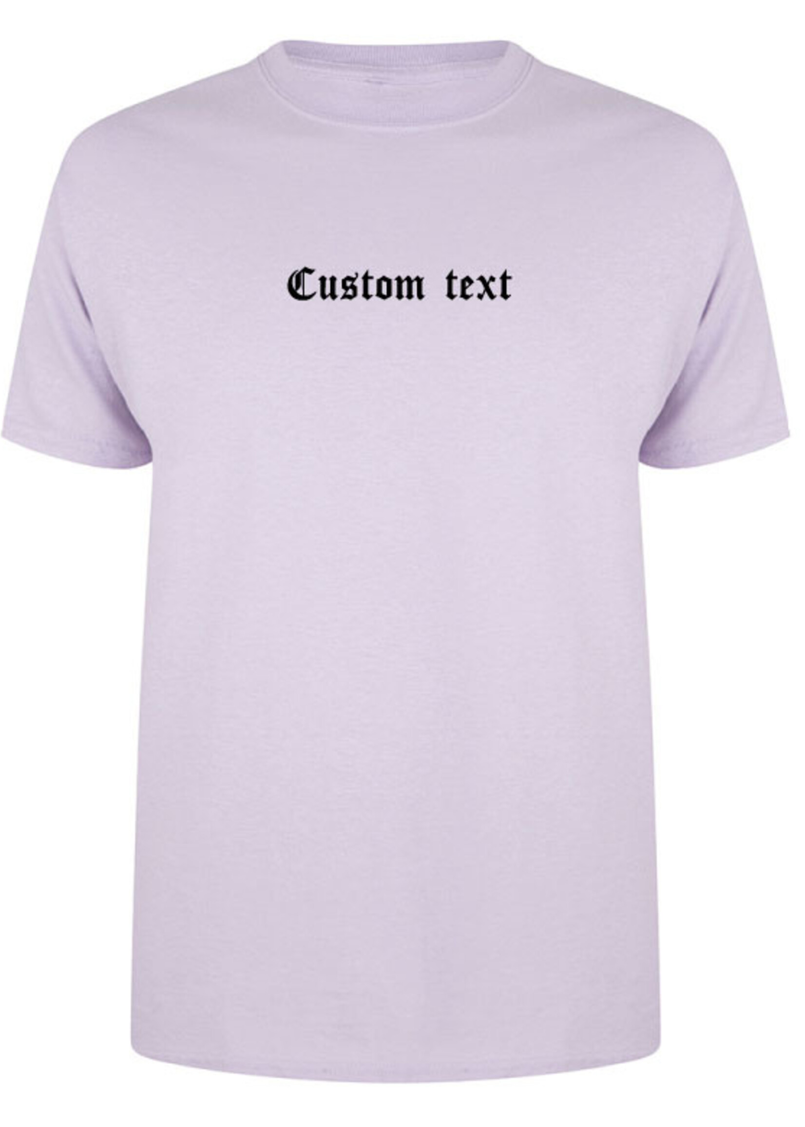 CUSTOM TEXT LA TEE PASTEL