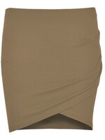 LA SISTERS WRAP MINI SKIRT ARMY