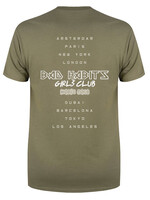 BAD HABITS GIRLS CLUB WORLD TOUR TEE OLIVE