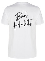 BAD HABITS SIGNATURE TEE WHITE