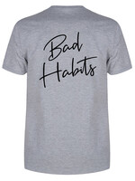 BAD HABITS SIGNATURE TEE GREY