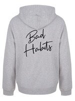 BAD HABITS SIGNATURE HOODIE LIGHT GREY