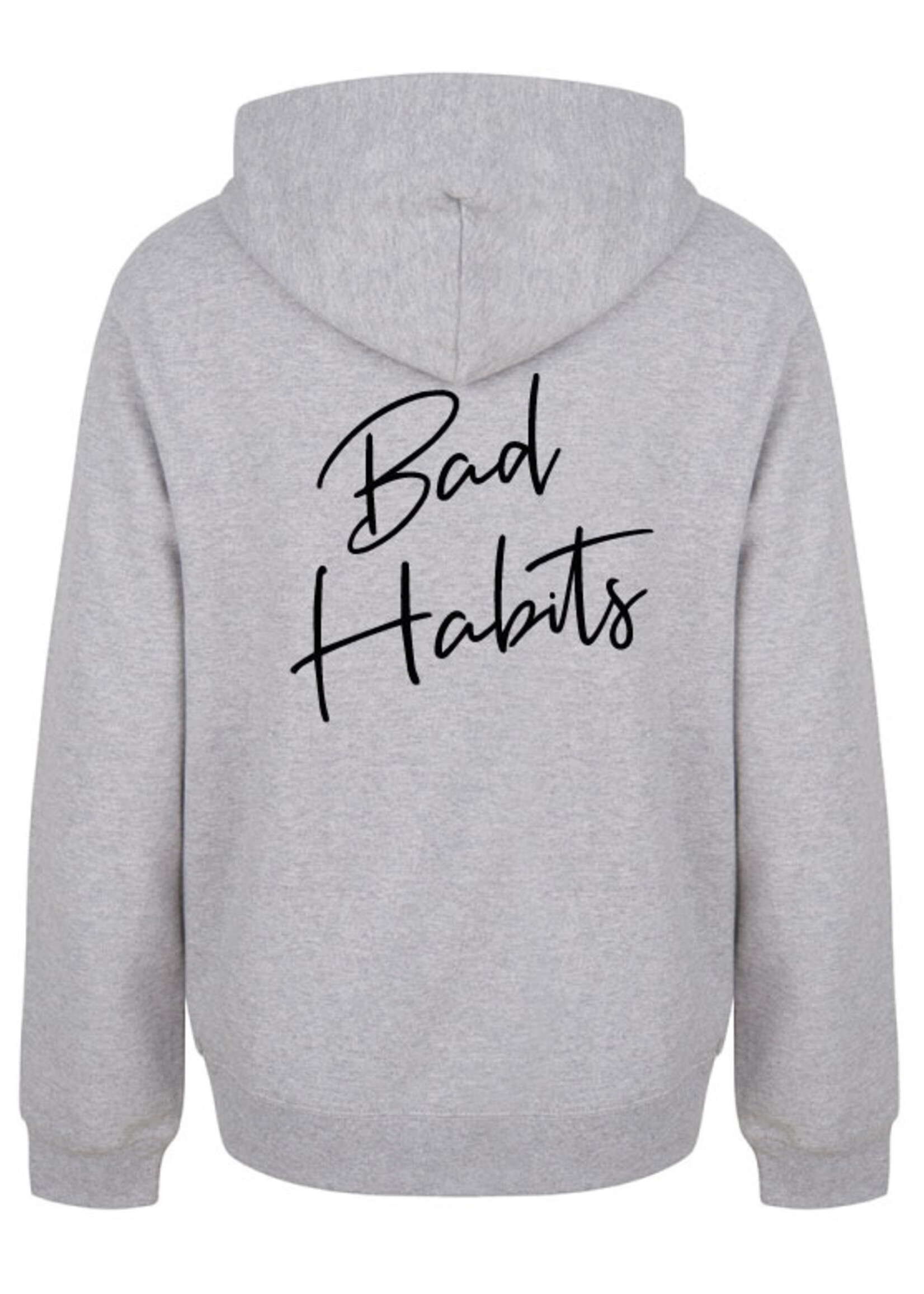 BAD HABITS SIGNATURE HOODIE LIGHT GREY