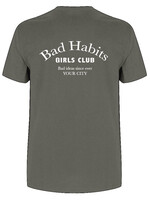 BAD HABITS GIRLS CLUB COUTURE TEE CHARCOAL (CUSTOM)