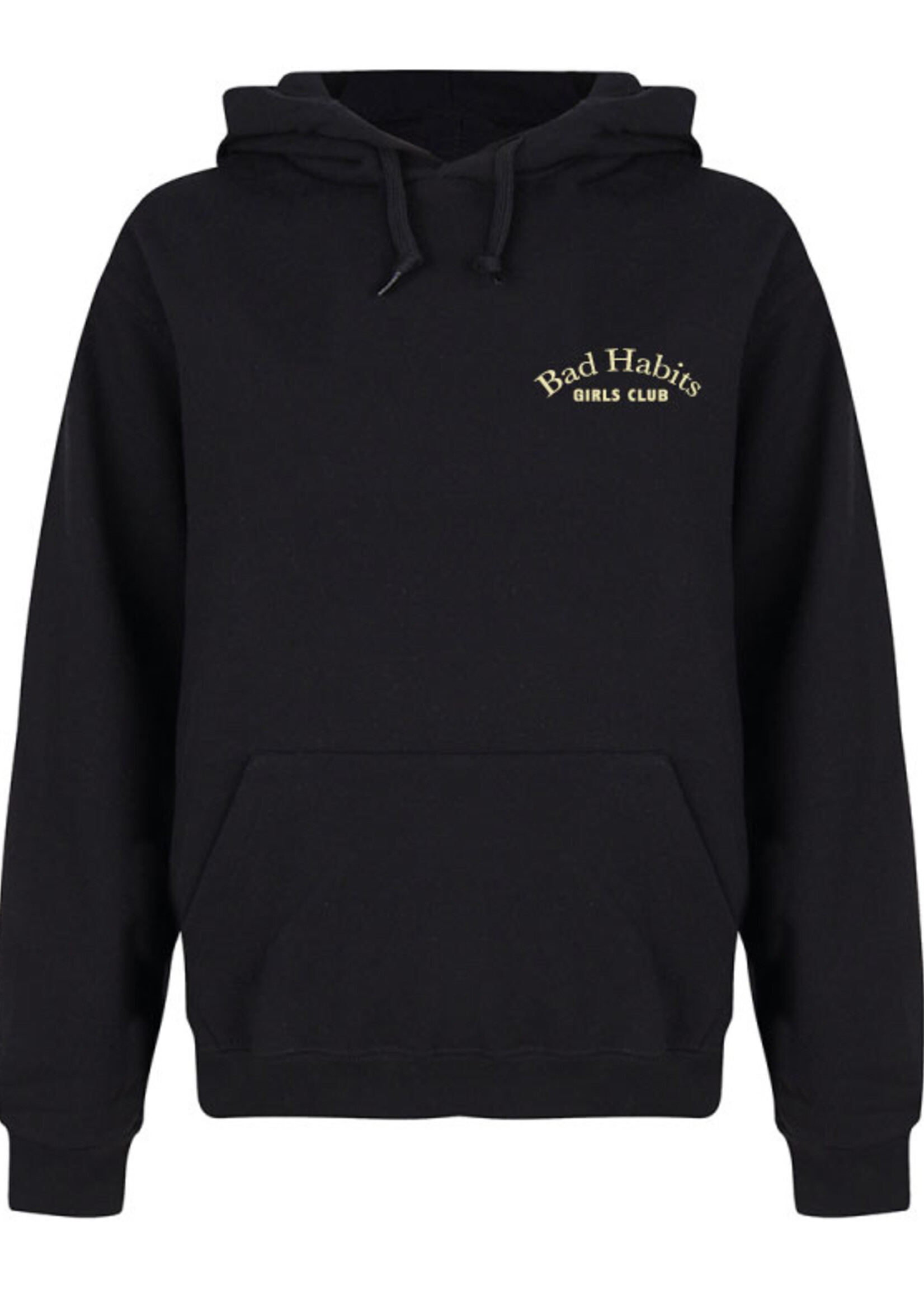 BAD HABITS GIRLS CLUB COUTURE HOODIE BEIGE PRINT (CUSTOM)