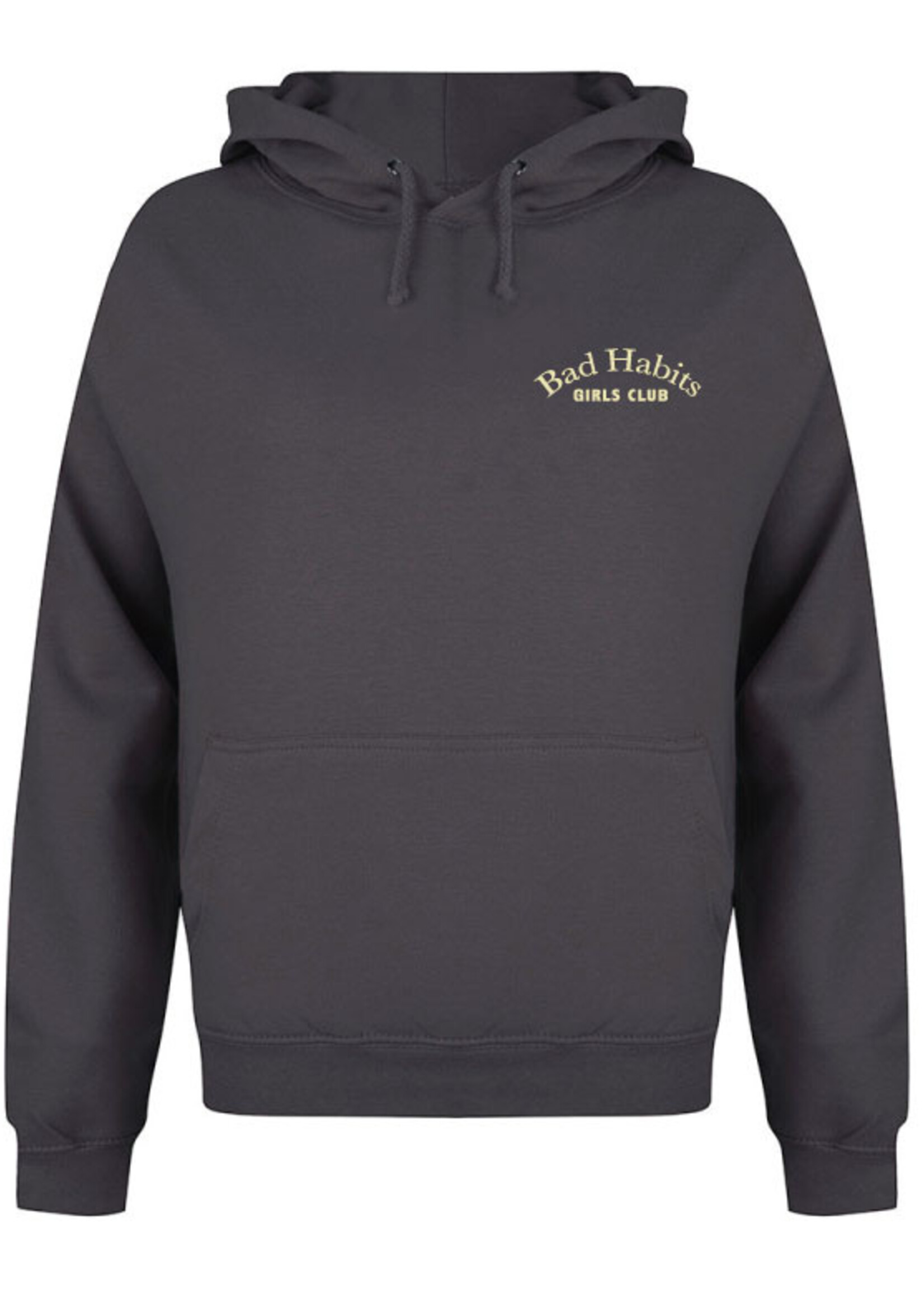 BAD HABITS GIRLS CLUB COUTURE HOODIE BEIGE PRINT (CUSTOM)
