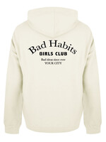 BAD HABITS GIRLS CLUB COUTURE HOODIE CREAM (CUSTOM)
