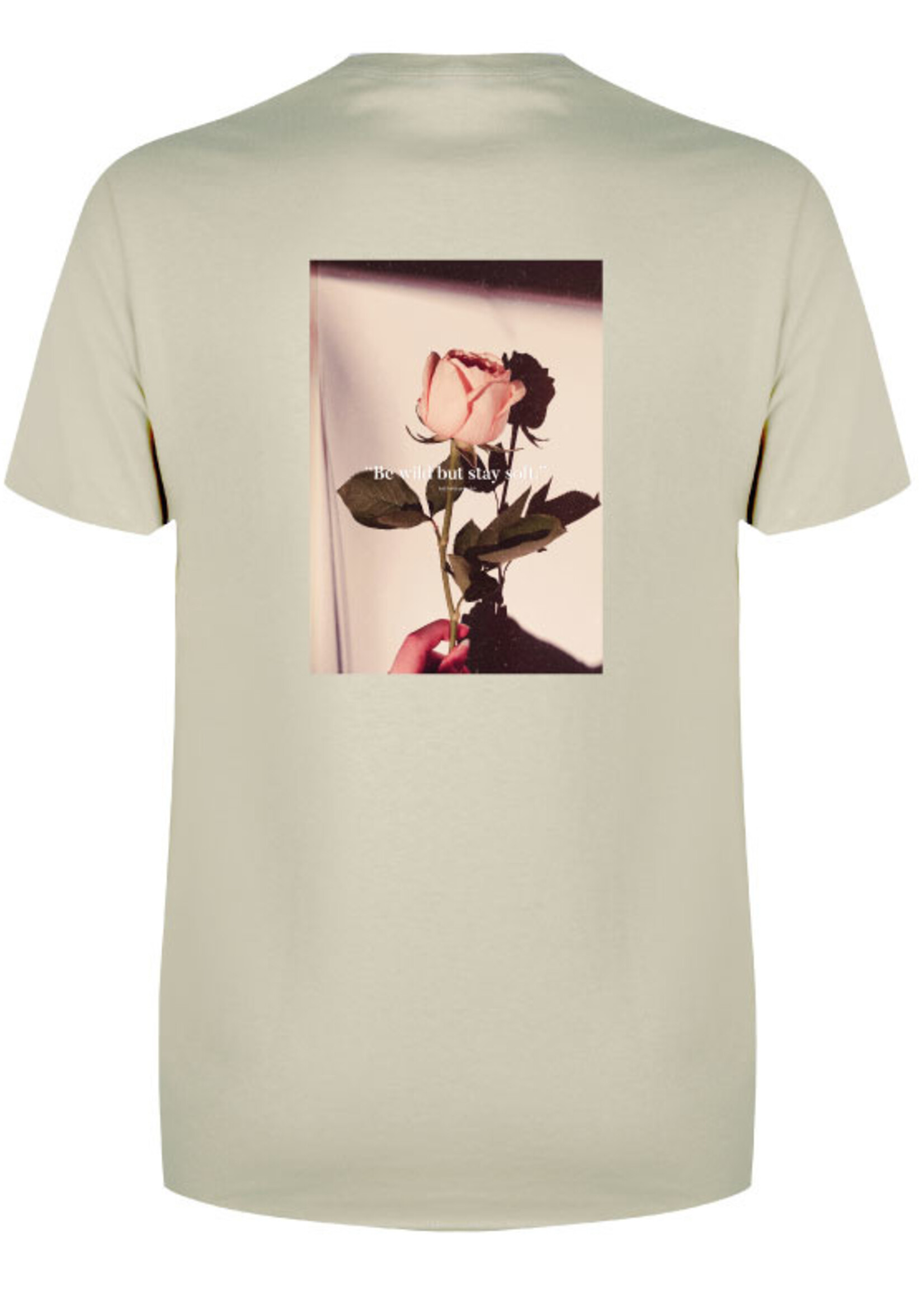 BE WILD STAY SOFT PHOTO TEE SAND