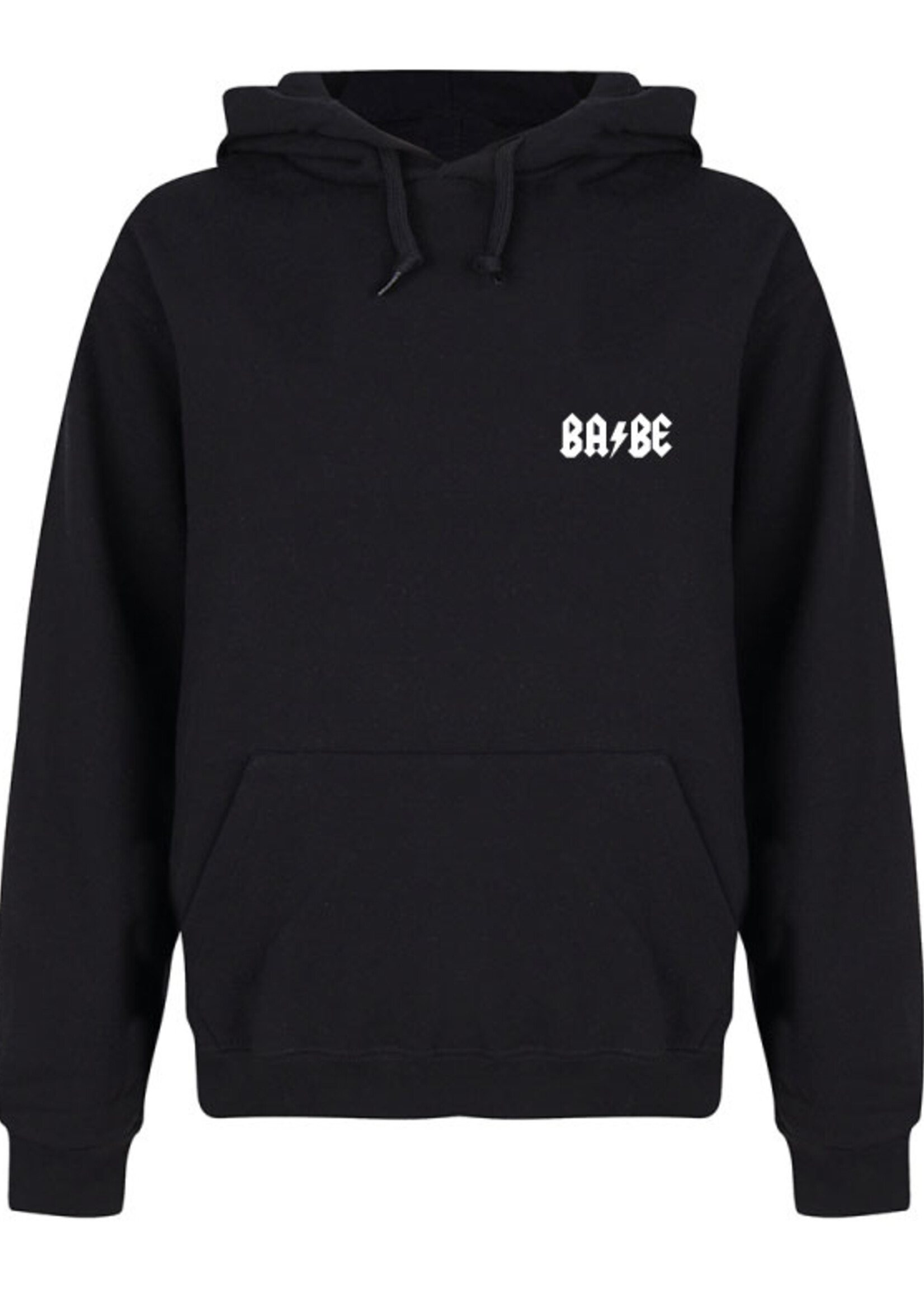 BABE BABE BABE HOODIE BLACK