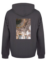 WILD AT HEART PHOTO HOODIE DARK GREY