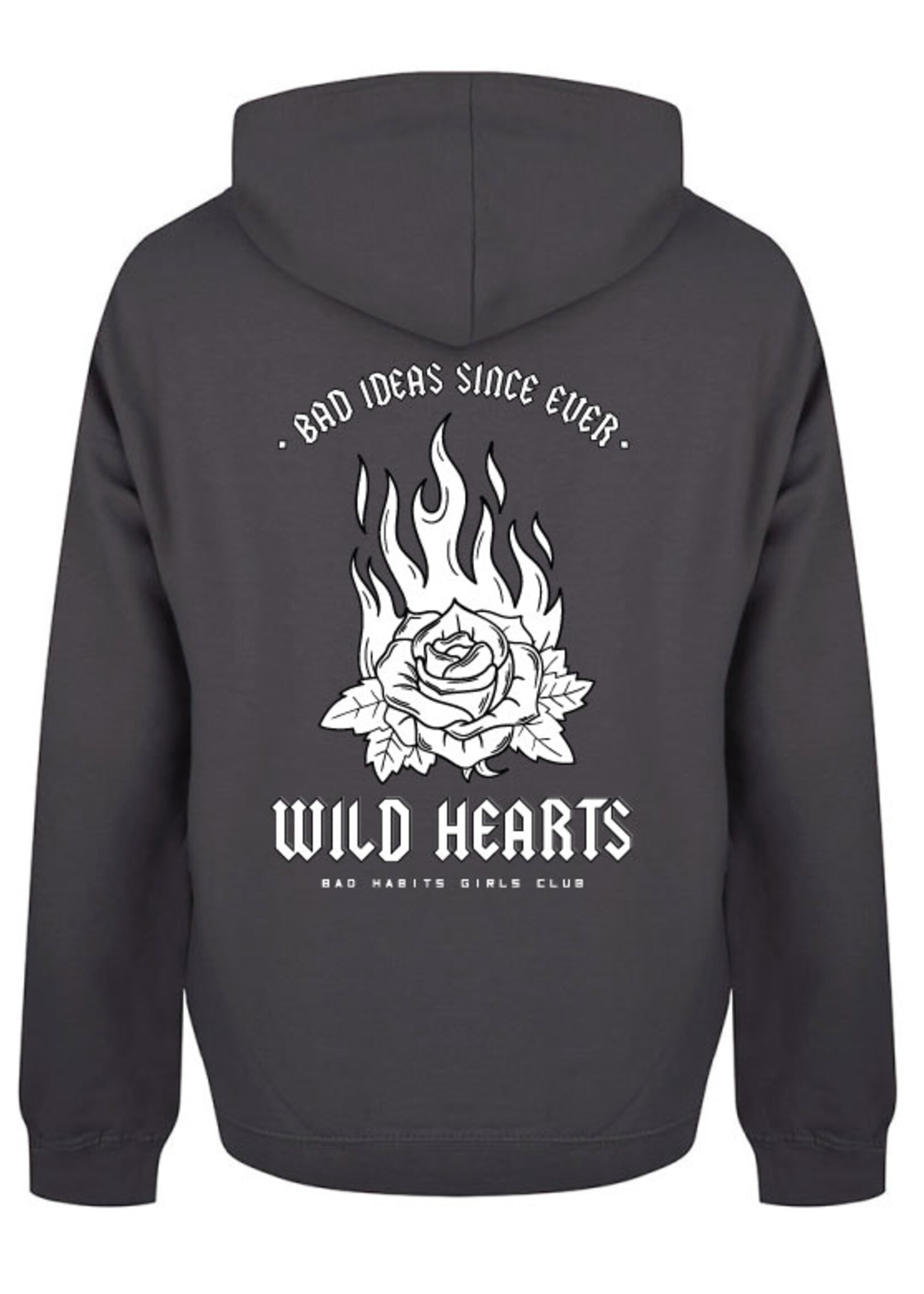 WILD HEARTS HOODIE DARK GREY