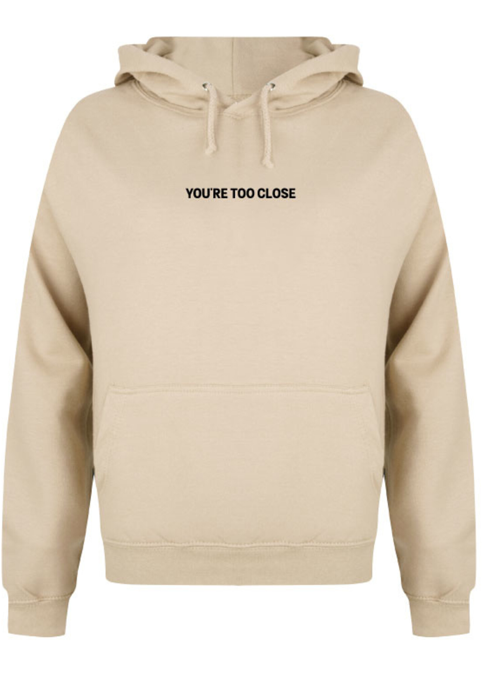 TOO CLOSE HOODIE BEIGE