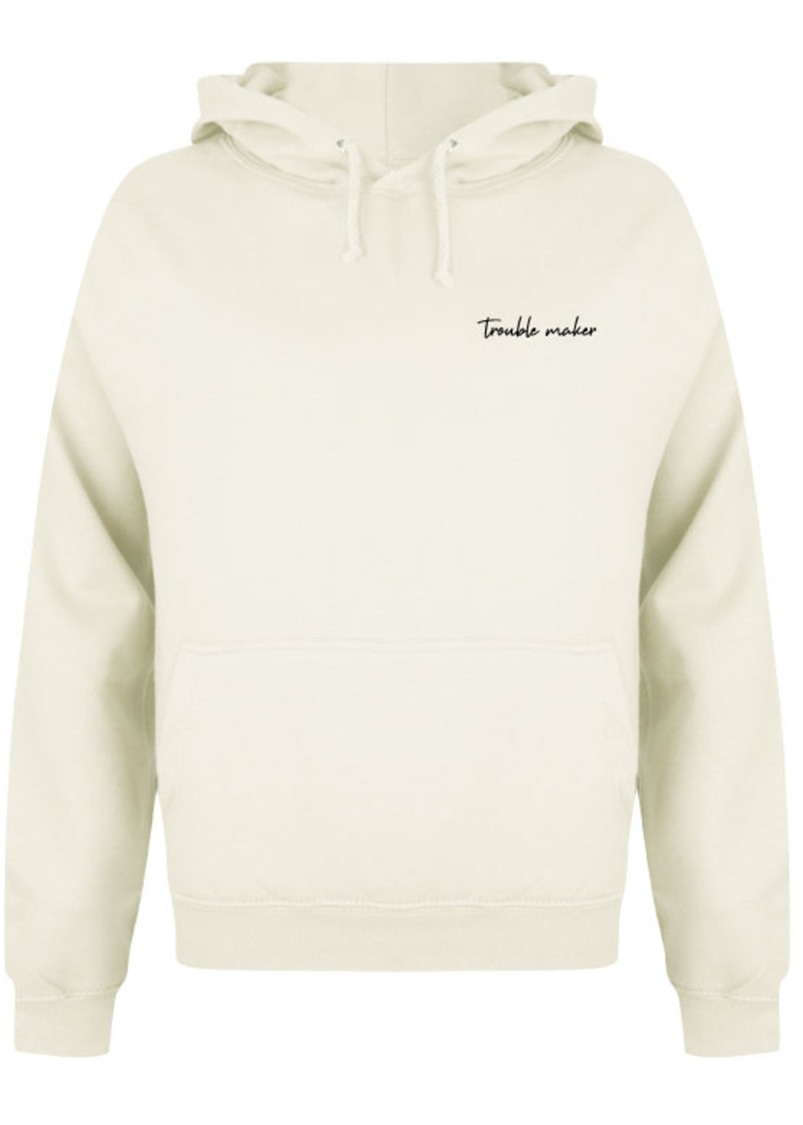 TROUBLE MAKER HOODIE CREAM