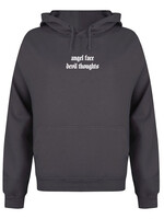 ANGEL FACE HOODIE DARK GREY