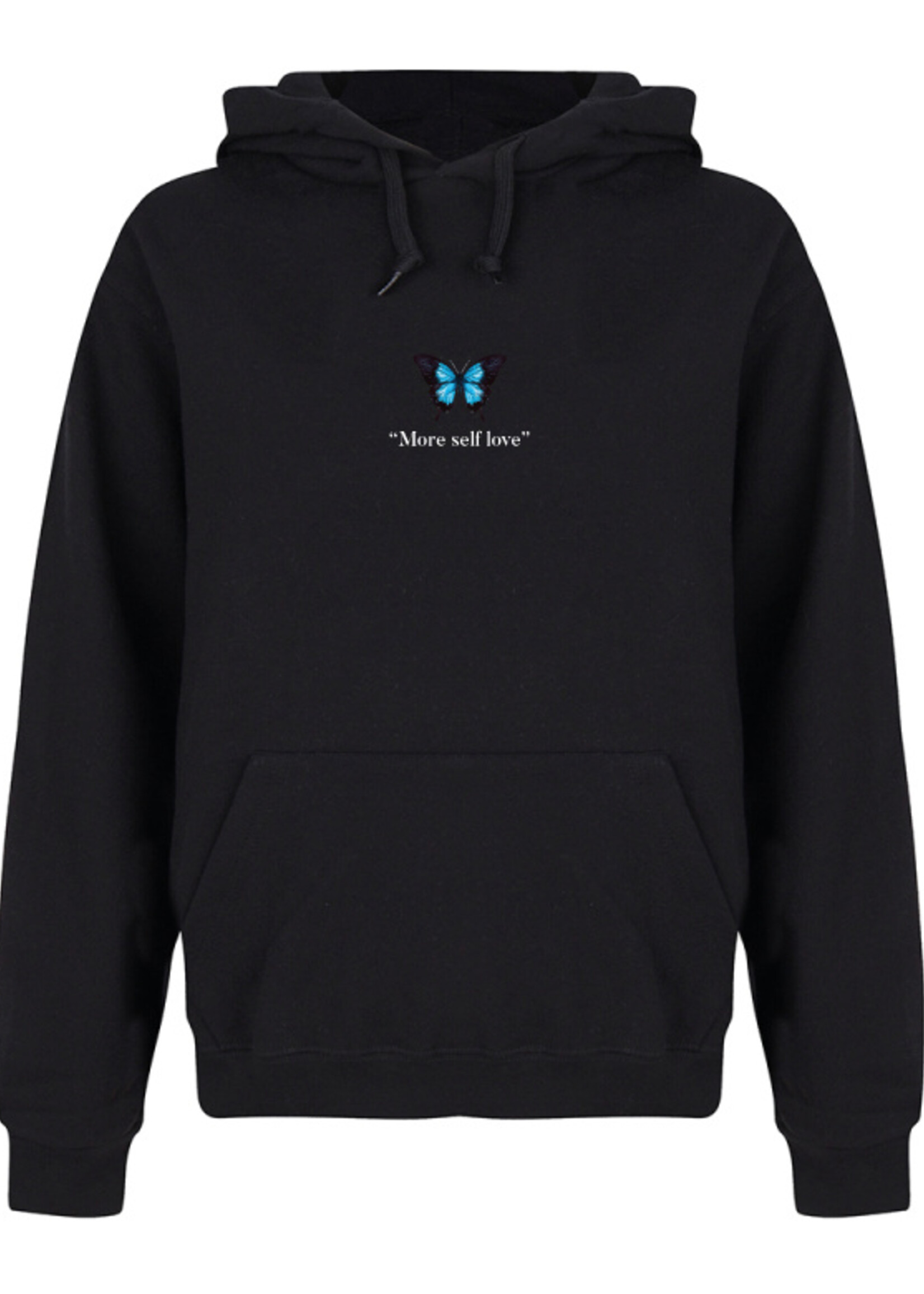 MORE SELF LOVE HOODIE BLACK