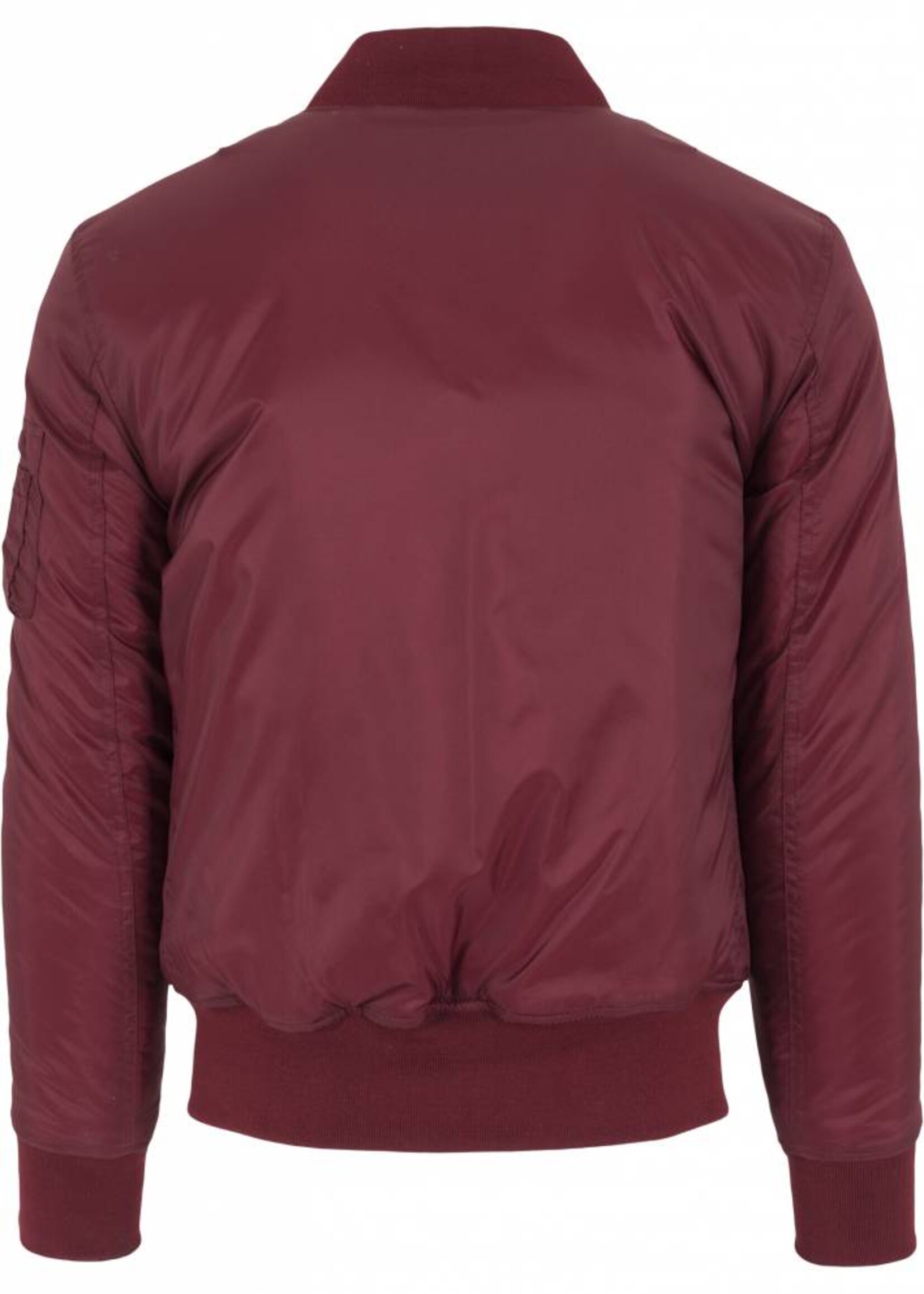 BASIC BOMBER JKT BURGUNDY (WMN)