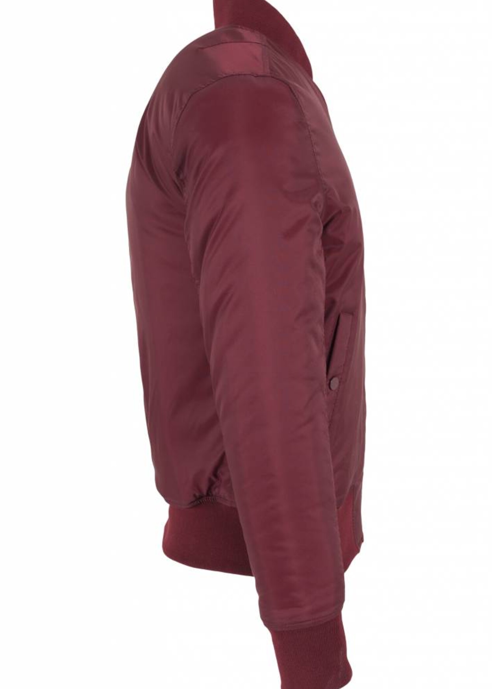 BASIC BOMBER JKT BURGUNDY (MEN)