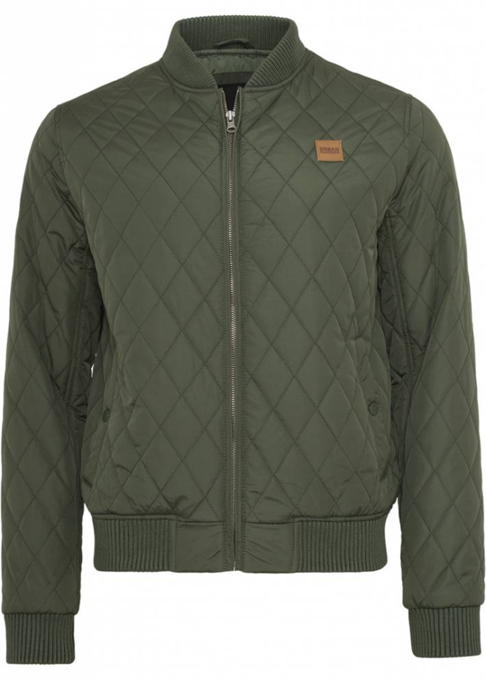 QUILT BOMBER JKT OLIVE (MEN)