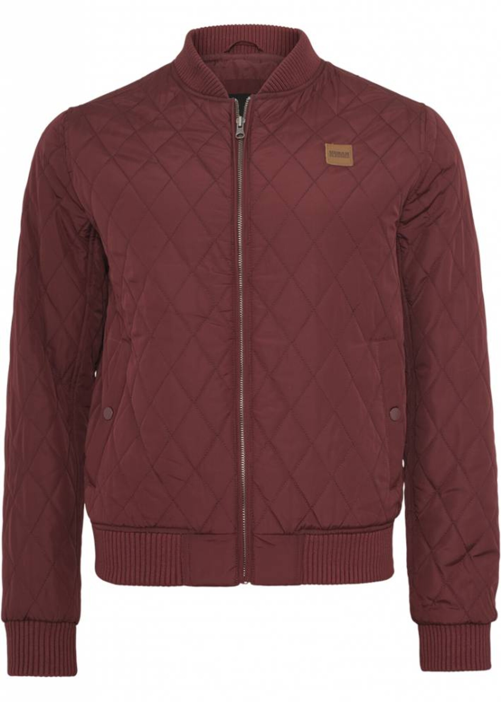 QUILT BOMBER JKT BURGUNDY (MEN)
