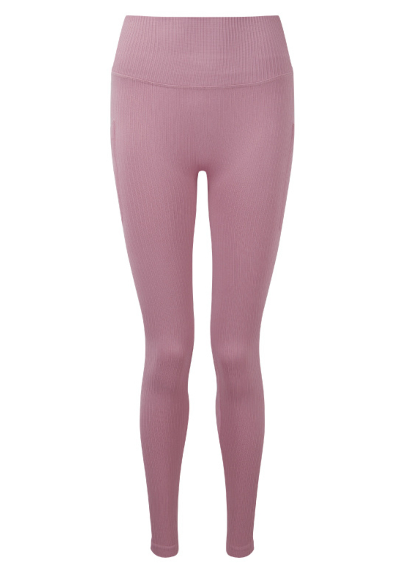 RIBBED SEAMLESS LEGGING MAUVE