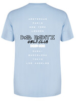 BAD HABITS GIRLS CLUB WORLD TOUR TEE SOFT BLUE