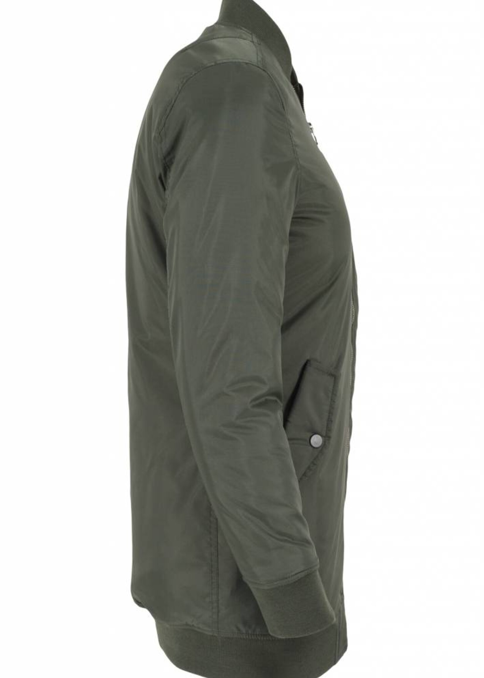 BASIC LONG BOMBER JKT OLIVE (WMN)