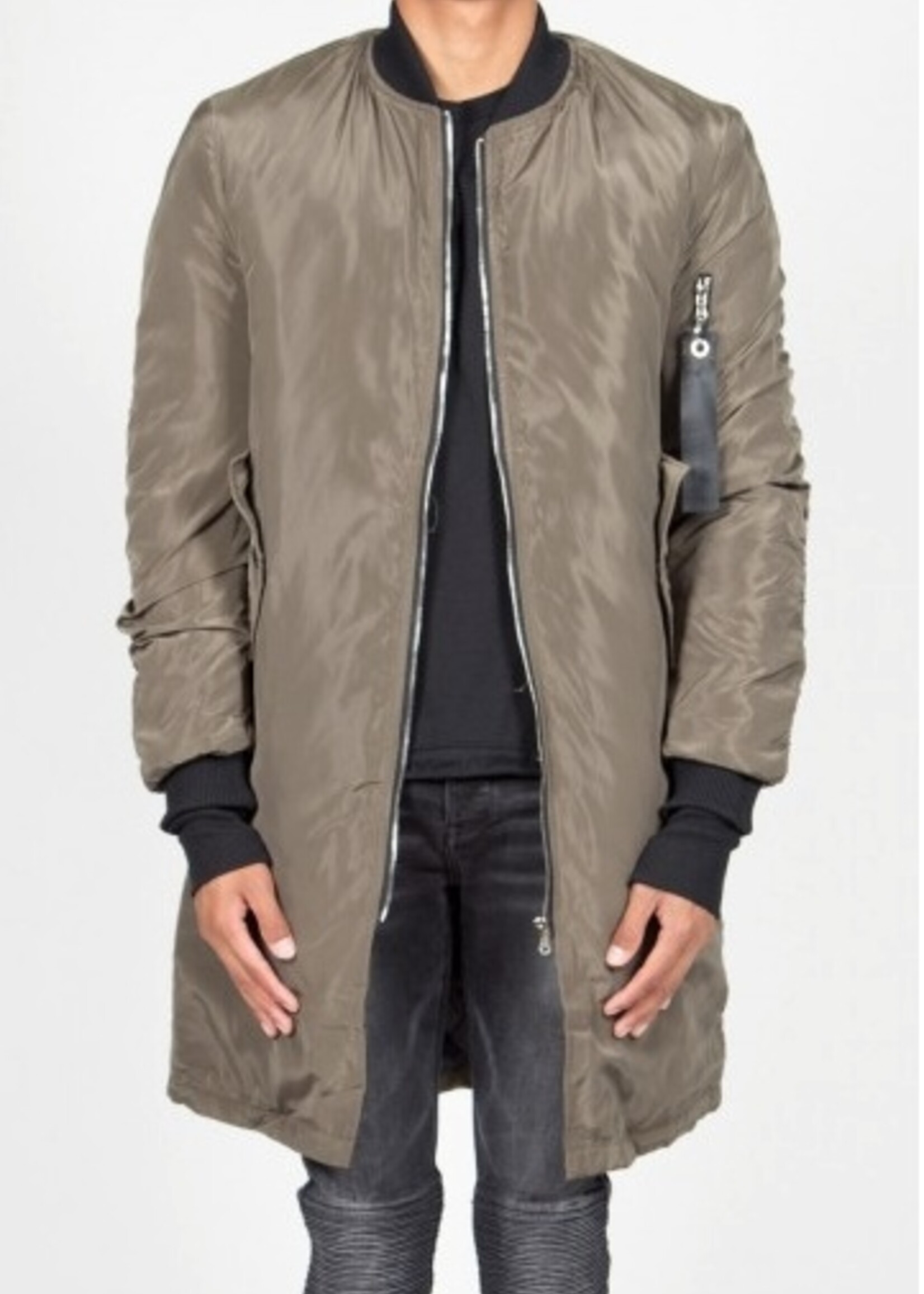 SIXTH JUNE LONG BOMBER JKT KHAKI (MEN)